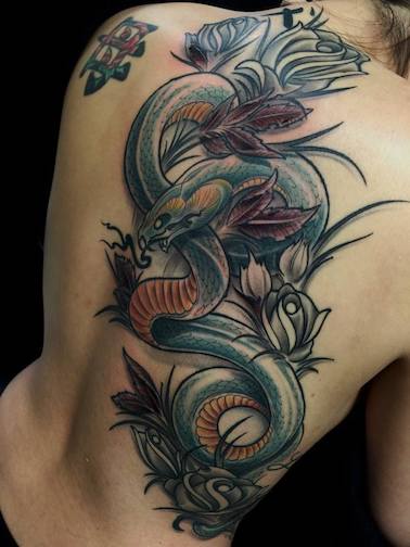 Snake backpiece